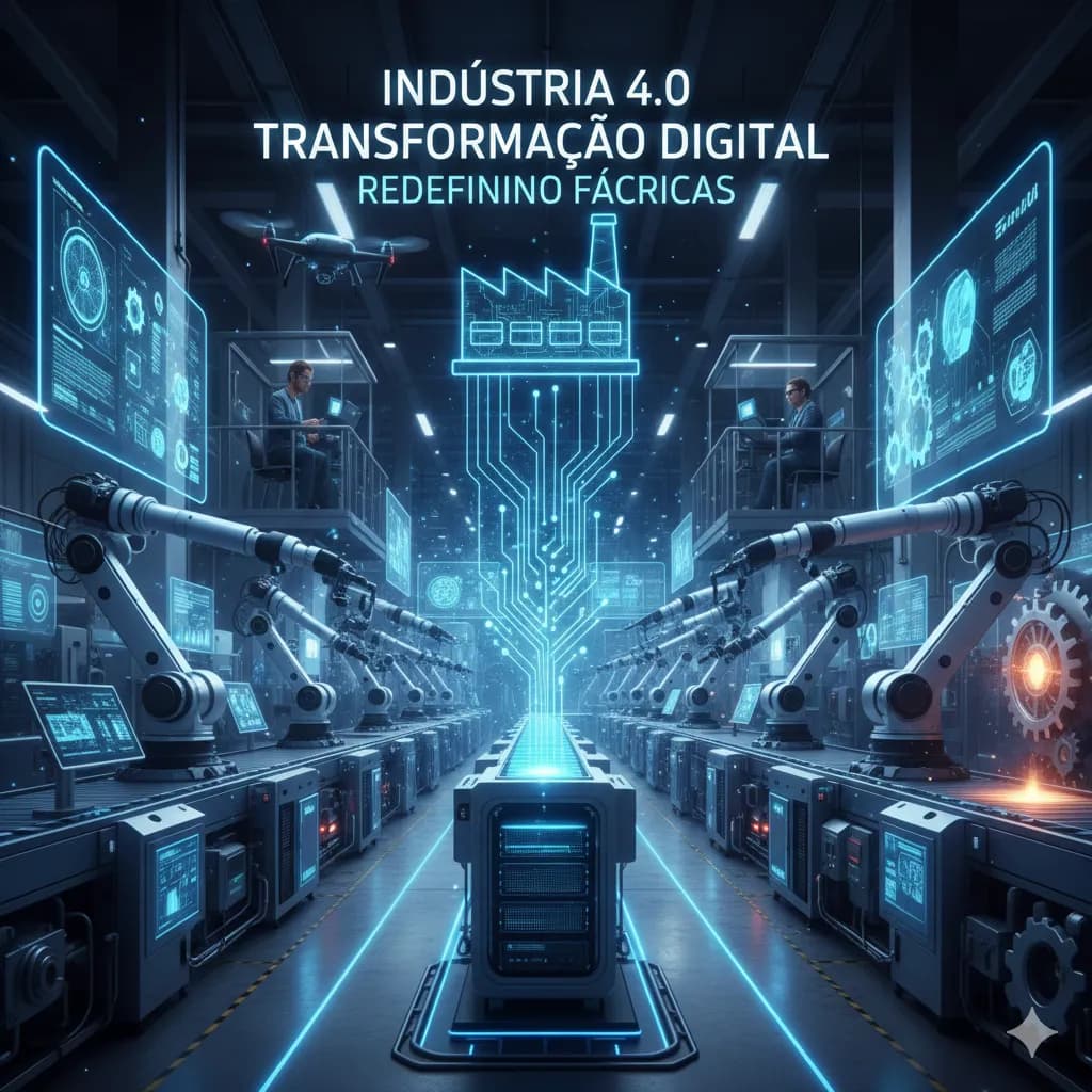 Indústria 4.0: Como a Transformação Digital Está Redefinindo as Fábricas