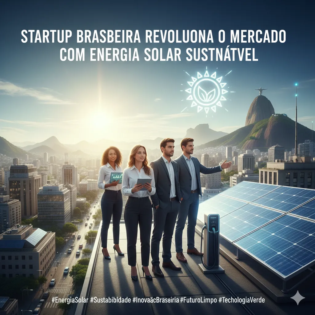 Startup Brasileira Revoluciona o Mercado com Energia Solar Sustentável